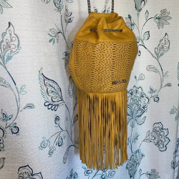 UNO de 50 fringed leather bag - Picture 11 of 15